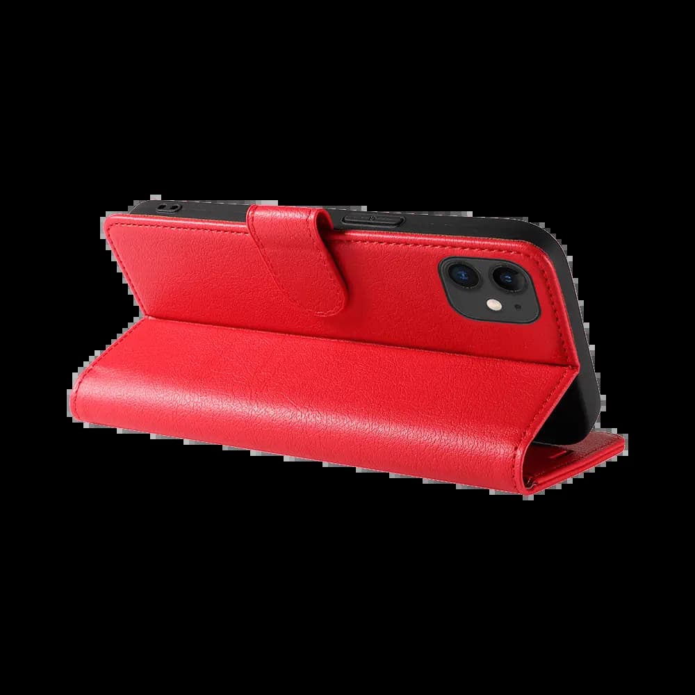 Housse folio anti-RFID iPhone 11 – PROTECT IP011 Rouge - Vue 4