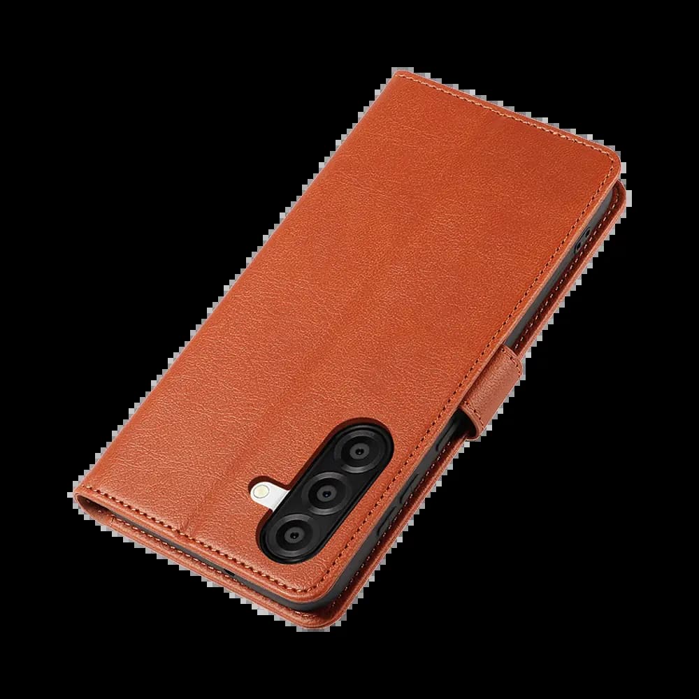 Housse folio anti-RFID Samsung Galaxy A37 5G – PROTECT IP011 Marron - Vue 48