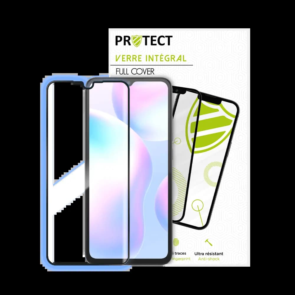 Verre trempé intégral 5D 9H – protection écran Xiaomi Redmi 9A – PROTECT Noir - Vue 24