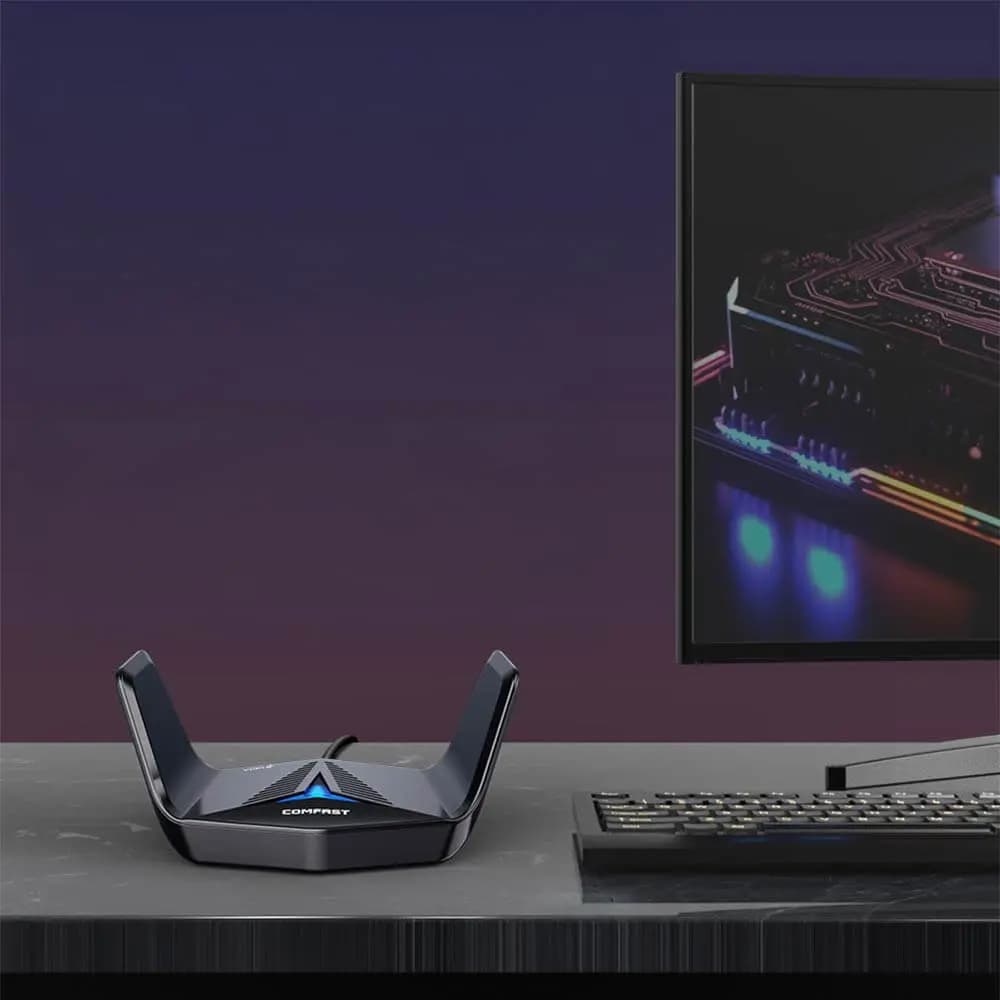 Adaptateur WiFi 6 USB tri-bande AX5400 (5374 Mbps) – Comfast CF-979AX - Vue 7