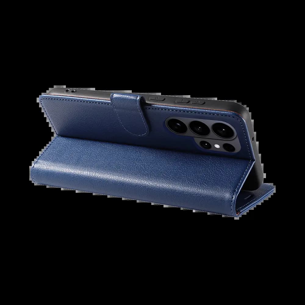 Housse folio anti-RFID Samsung Galaxy S26+ – PROTECT IP011 Bleu Marine - Vue 5