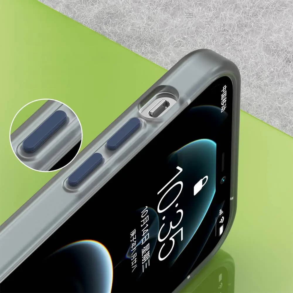 Coque MagSafe bi-matière – iPhone 12 Pro Max – PROTECT MF-006 Bleu Marine - Vue 7