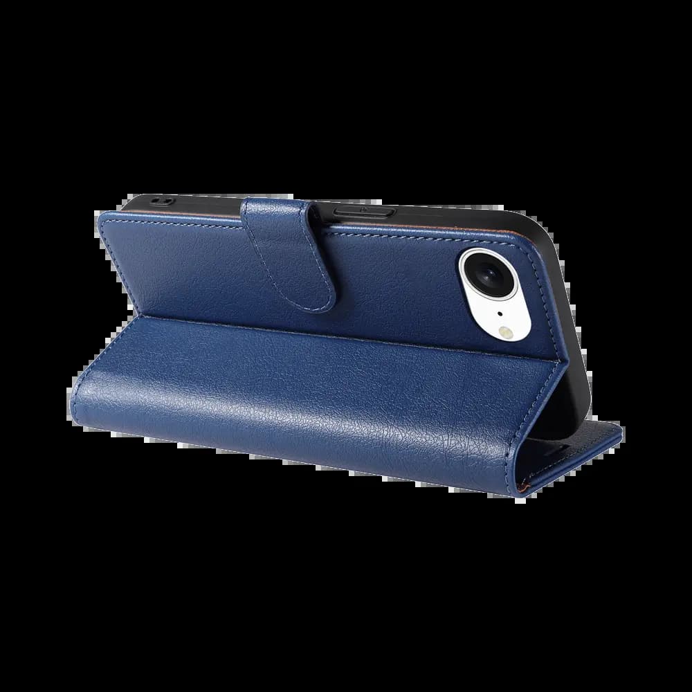 Housse folio anti-RFID iPhone 16e – PROTECT IP011 Bleu Marine - Vue 4