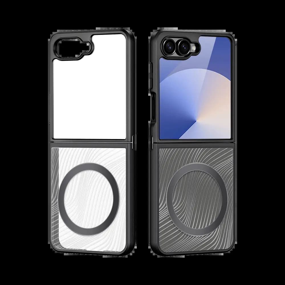 Coque MagSafe anti-chocs – Samsung Galaxy Z Flip 7 5G – Dux Ducis Aimo Mag Noir - Vue 4