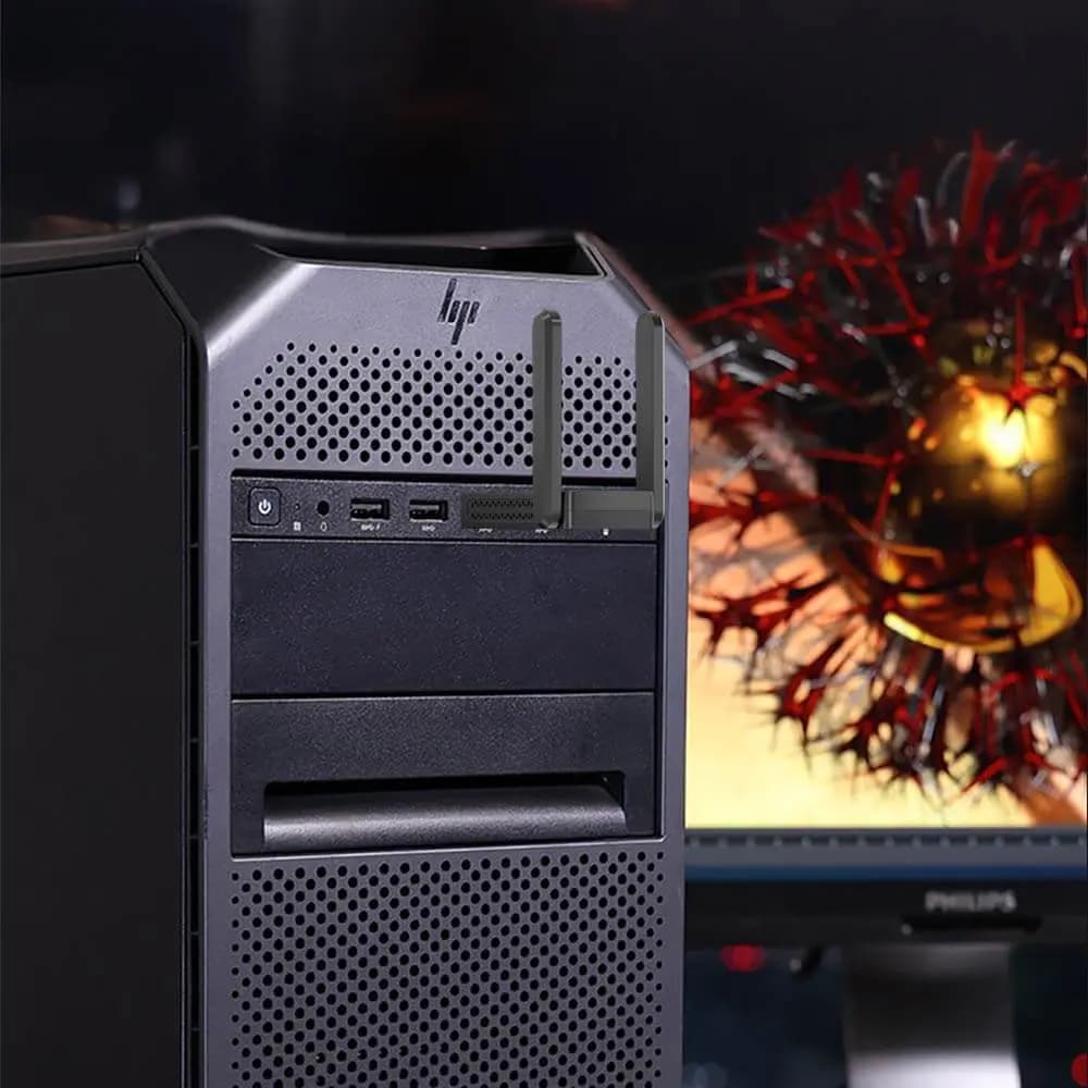 Clé Wifi 6 1800 Mbps double antenne - Comfast CF-952AX V2 - Vue 22