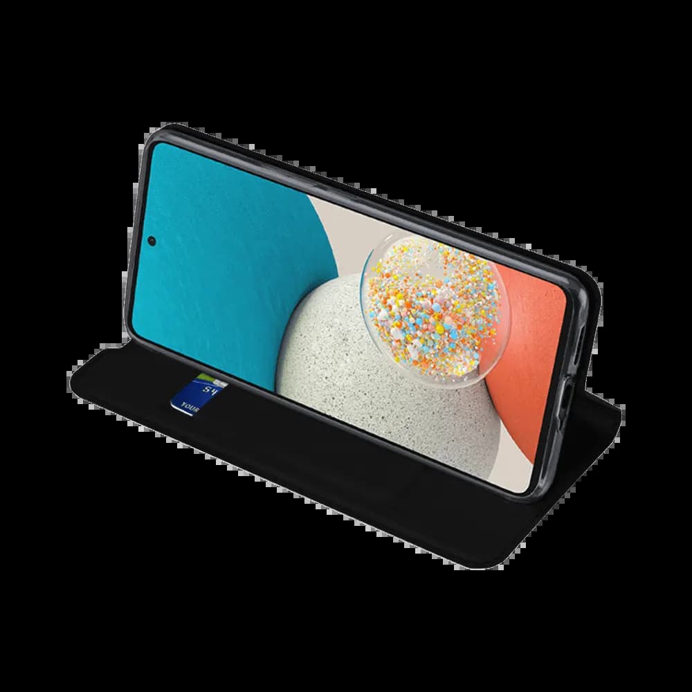 Housse folio Samsung Galaxy A53 porte-carte – Dux Ducis Skin Pro Noir - Vue 16