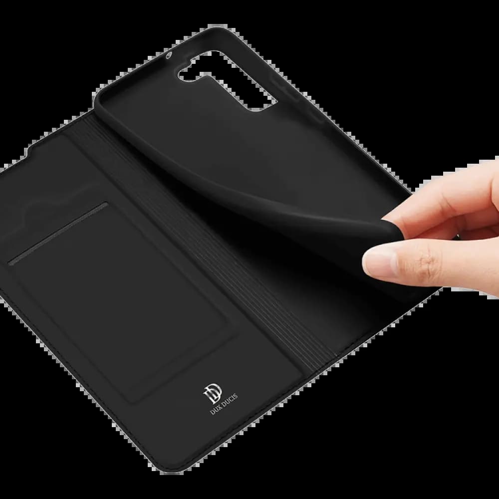 Housse folio Samsung Galaxy S22+ porte-carte – Dux Ducis Skin Pro Noir - Vue 20