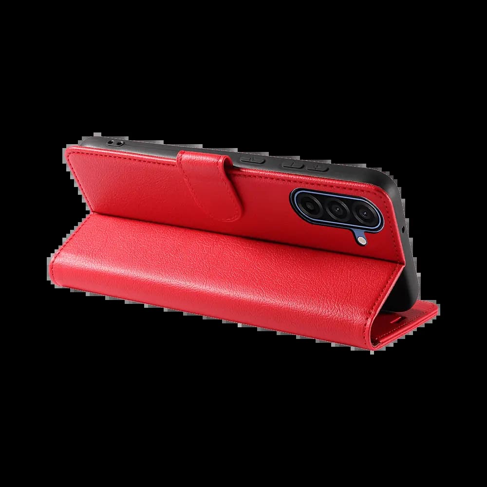 Housse folio anti-RFID Samsung Galaxy A17 5G – PROTECT IP011 Rouge - Vue 5