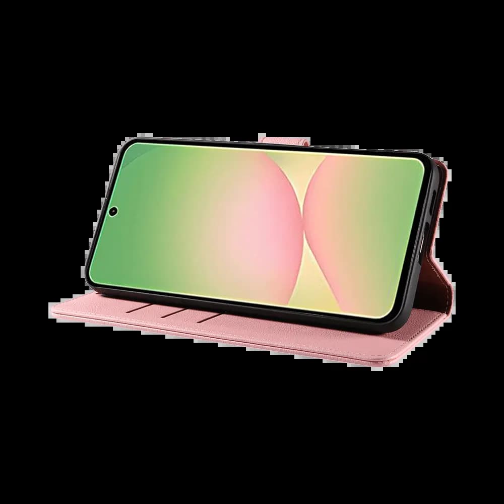 Housse folio anti-RFID Samsung Galaxy A57 5G – PROTECT IP011 Rose - Vue 17