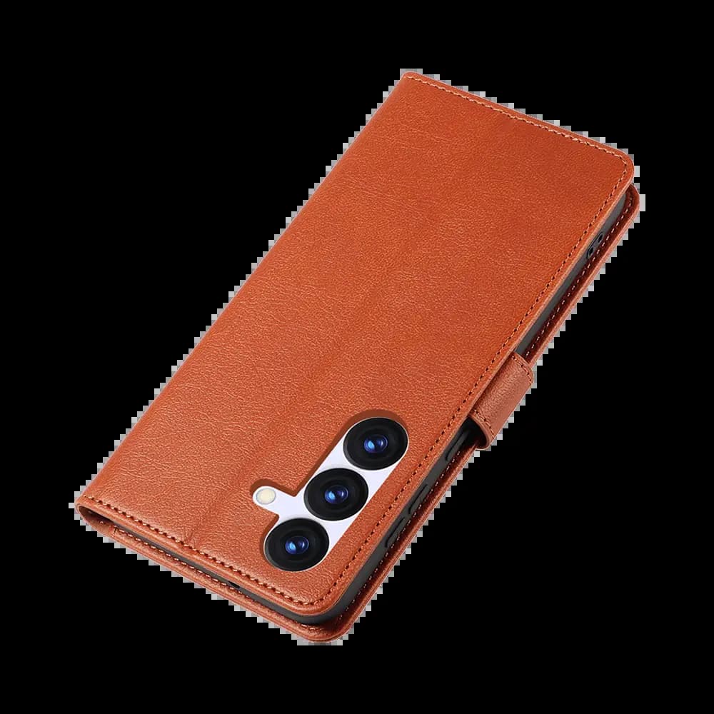 Housse folio anti-RFID Samsung Galaxy S26 – PROTECT IP011 Marron - Vue 48