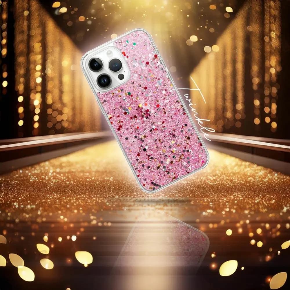 Coque de Protection Twinkle JMGOKIT pour Apple iPhone 16 Pro Rose - Vue 3