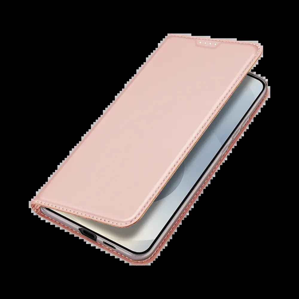 Housse folio Samsung Galaxy S25 porte-carte – Dux Ducis Skin Pro Rose - Vue 4