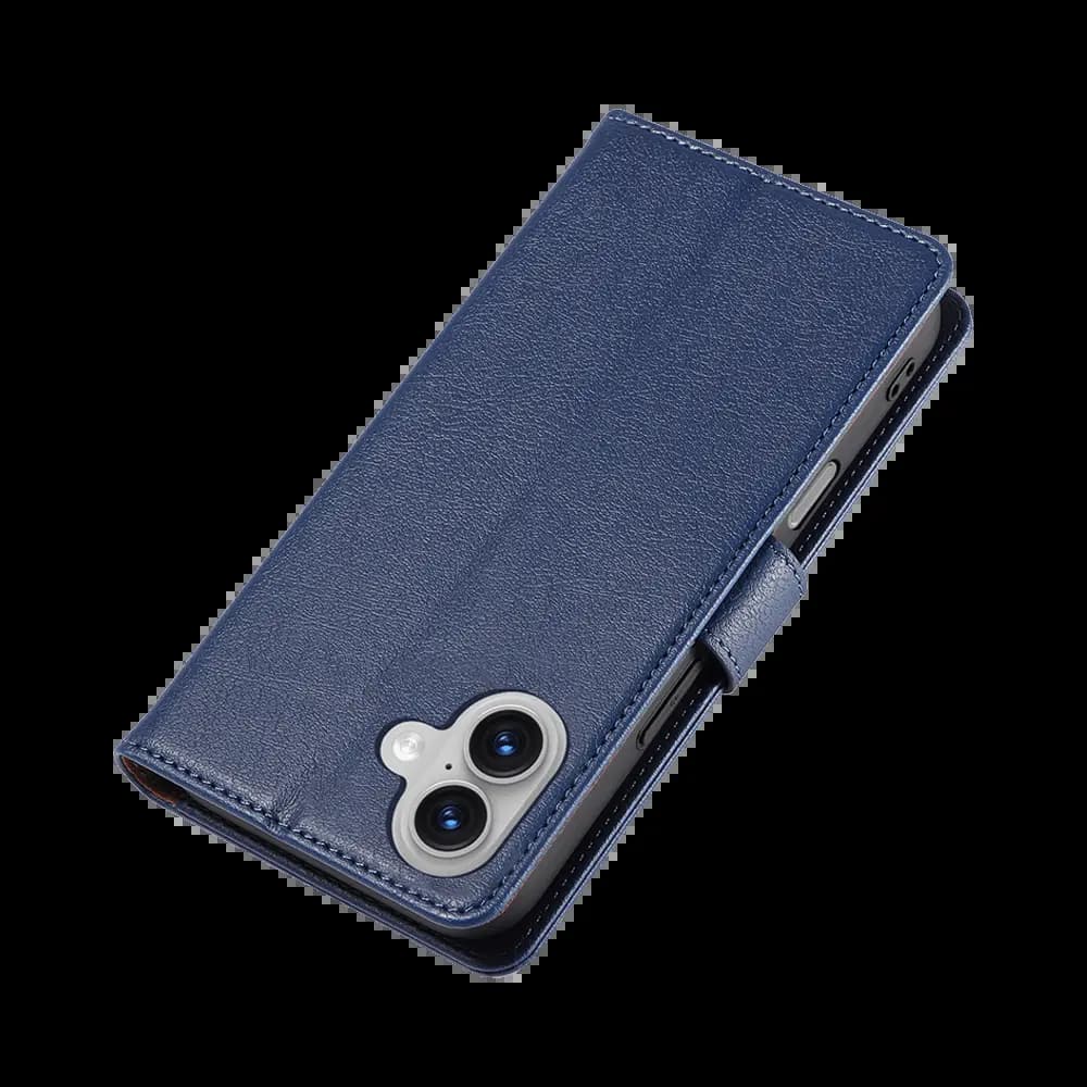 Housse folio anti-RFID iPhone 17 – PROTECT IP011 Bleu Marine - Vue 48