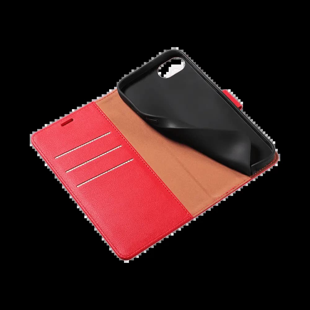 Housse folio anti-RFID iPhone 16e – PROTECT IP011 Rouge - Vue 10