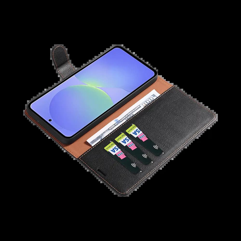 Housse folio anti-RFID Samsung Galaxy A37 5G – PROTECT IP011 Noir  - Vue 9