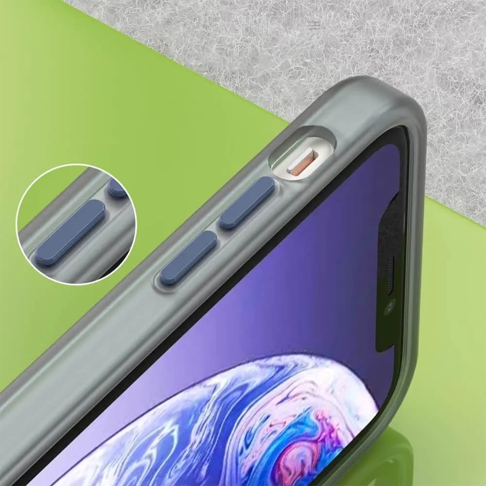 Coque MagSafe bi-matière – iPhone 11 – PROTECT MF-006 Bleu Marine - Vue 7