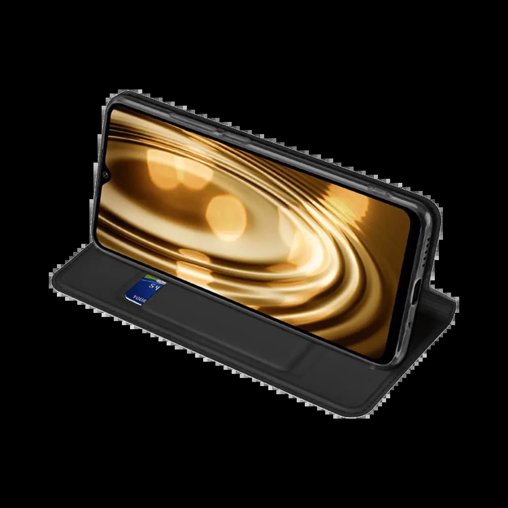 Housse folio Xiaomi Poco C40 porte-carte – Dux Ducis Skin Pro Noir - Vue 16