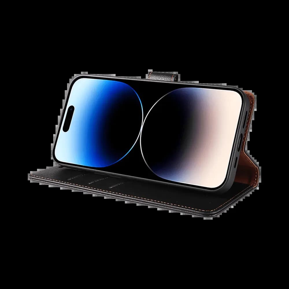 Housse folio anti-RFID iPhone 14 Pro – PROTECT IP011 Noir - Vue 13