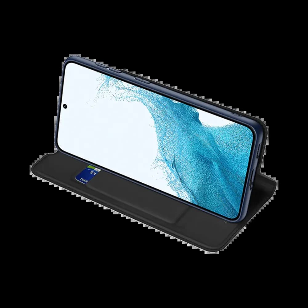 Housse folio Samsung Galaxy S22 porte-carte – Dux Ducis Skin Pro Noir - Vue 16
