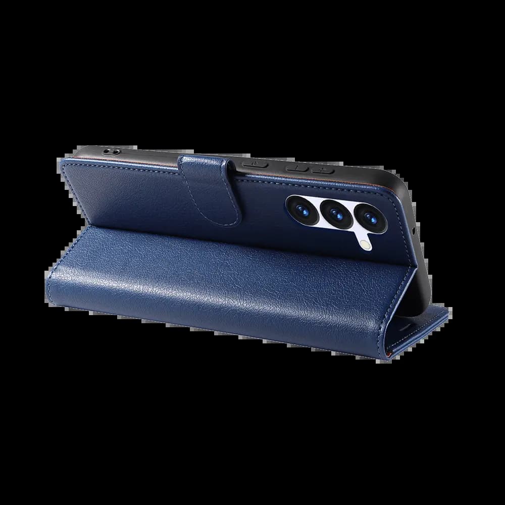 Housse folio anti-RFID Samsung Galaxy S26 – PROTECT IP011 Bleu Marine - Vue 5