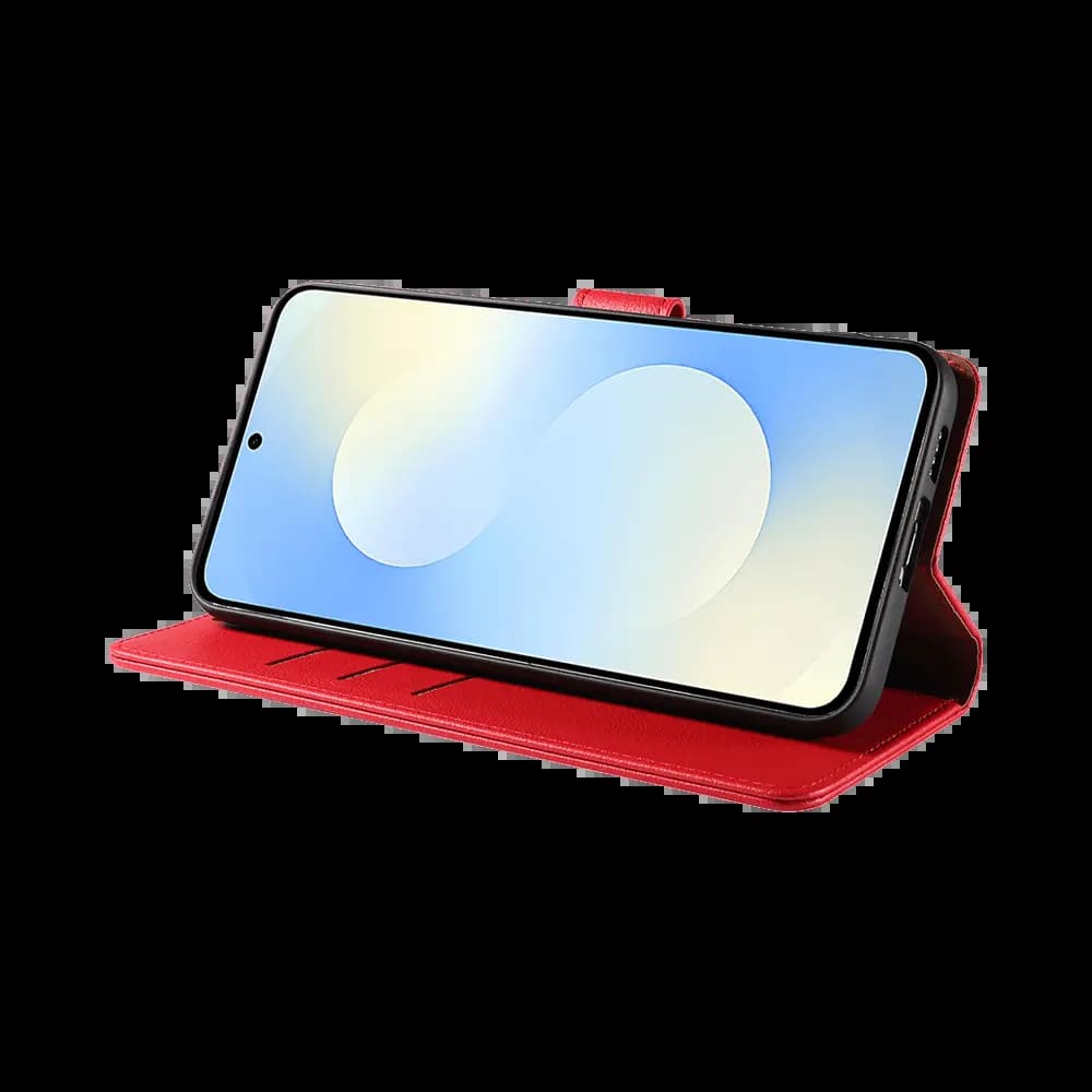 Housse folio anti-RFID Samsung Galaxy S26 – PROTECT IP011 Rouge - Vue 17