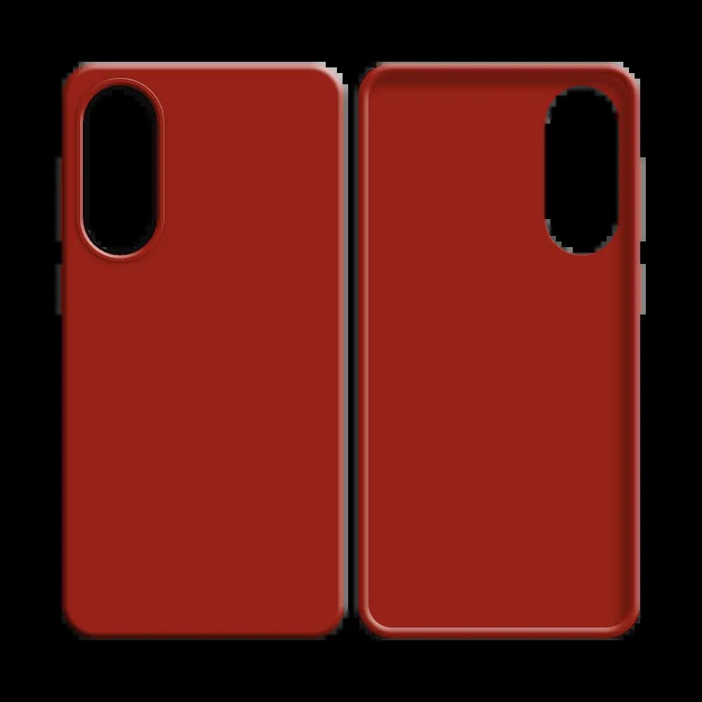 Coque silicone Samsung Galaxy S25 Edge - Rouge - Vue 8