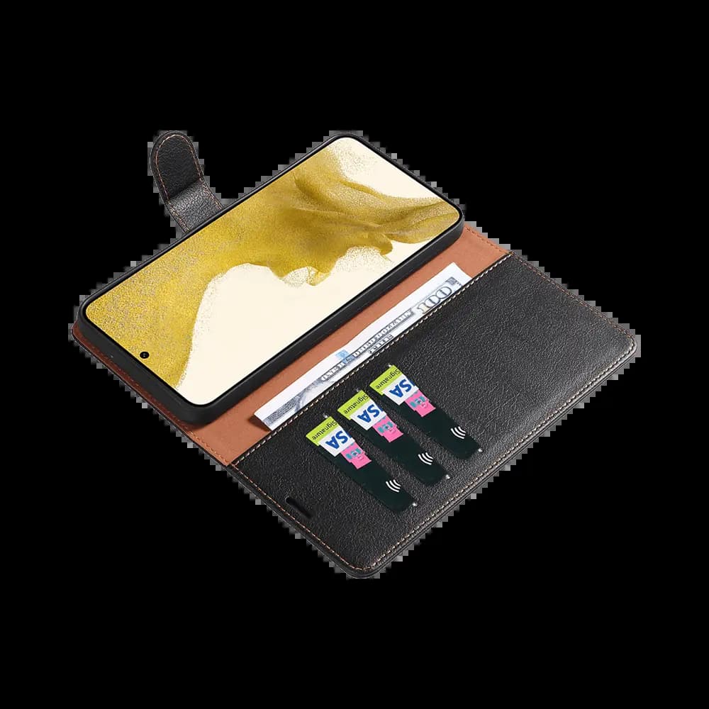 Housse folio anti-RFID Samsung Galaxy S20+ – PROTECT IP011 Noir - Vue 7