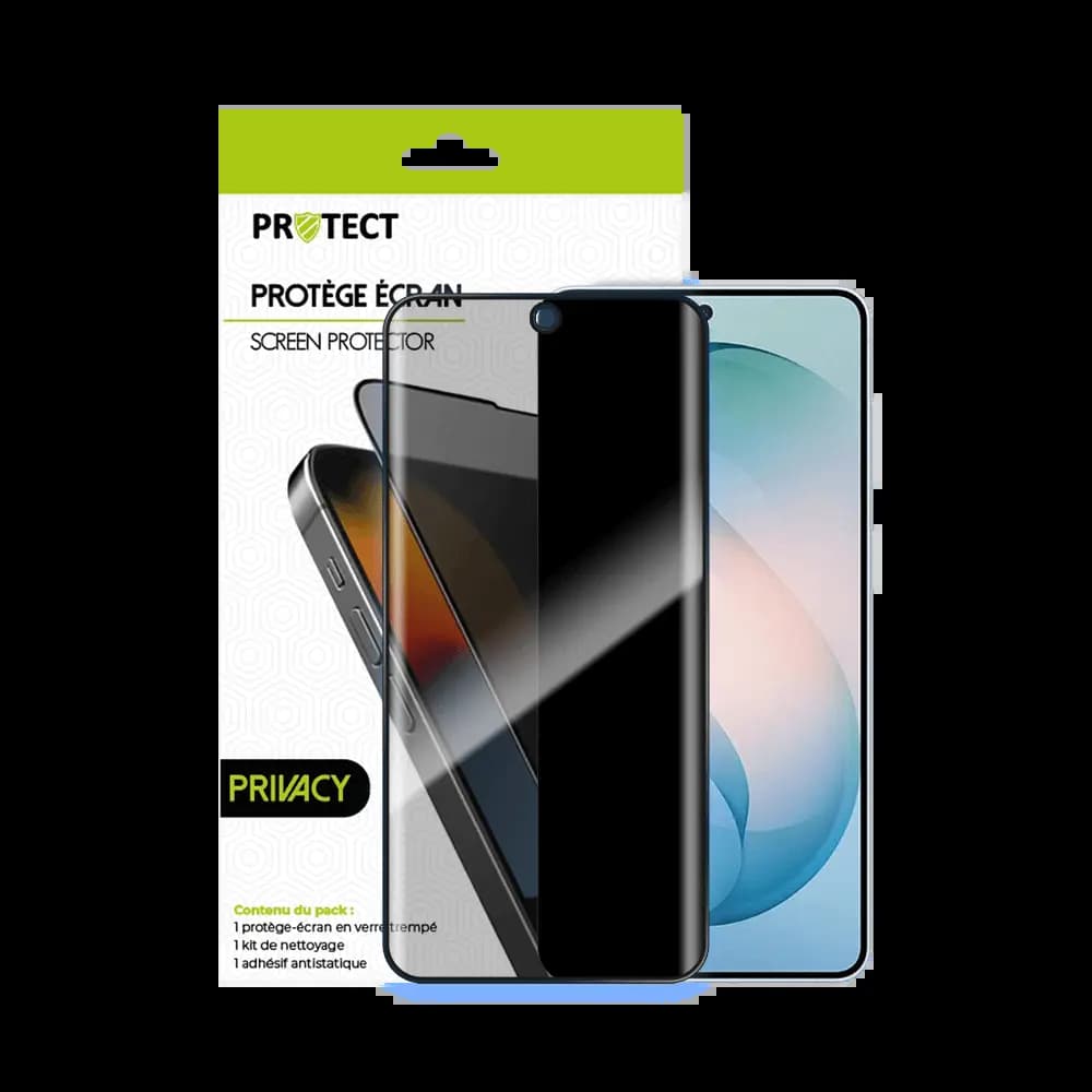 Verre trempé anti-espions 9H – Samsung Galaxy S26+ – PROTECT Transparent - Vue 20
