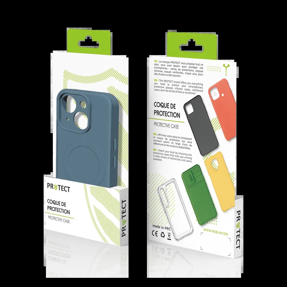Coque de Protection PROTECT pour Apple iPhone 15 MagSafe Bleu - Vue 24