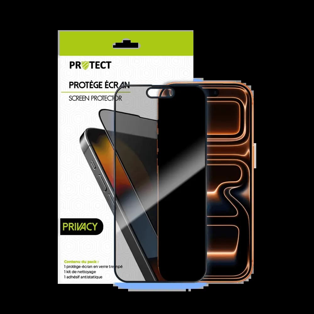 Verre trempé anti-espions iPhone 17 Pro Max – PROTECT Transparent - Vue 20