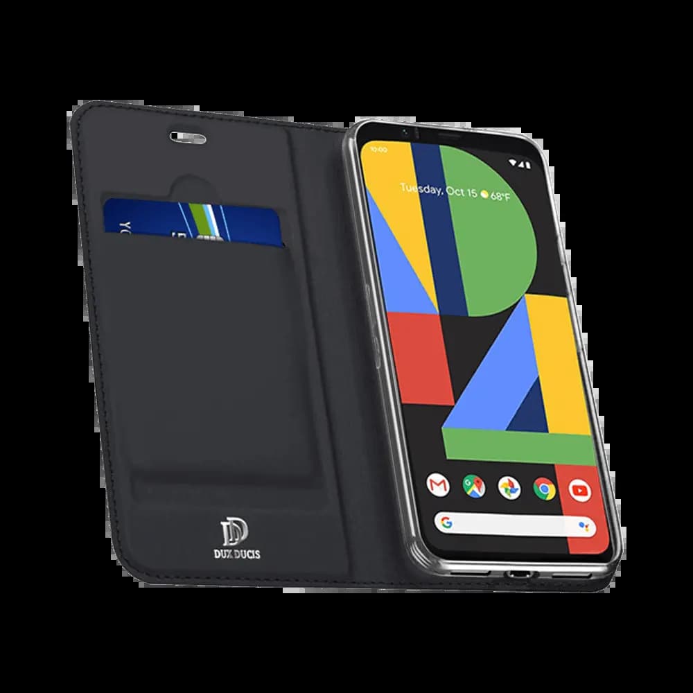 Housse folio Google Pixel 4 XL porte-carte – Dux Ducis Skin Pro Noir - Vue 3