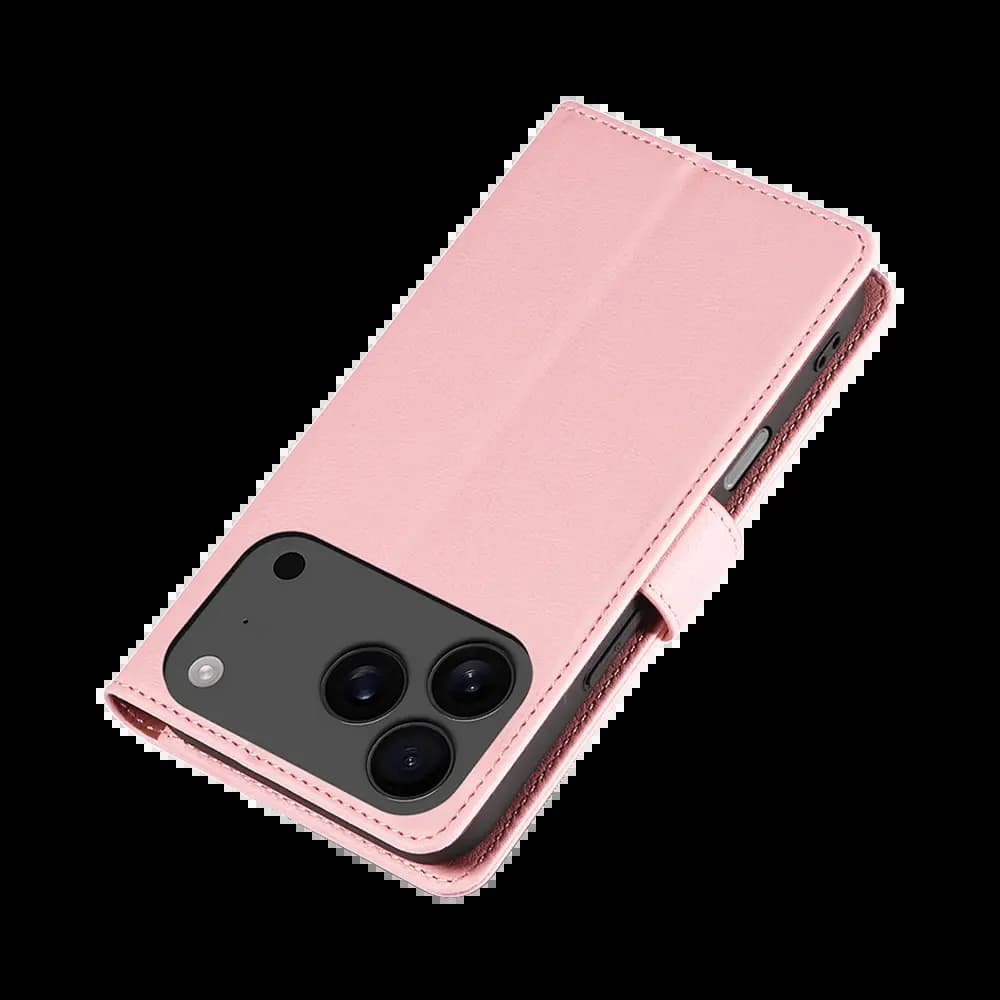 Housse folio anti-RFID iPhone 17 Pro Max – PROTECT IP011 Rose - Vue 48