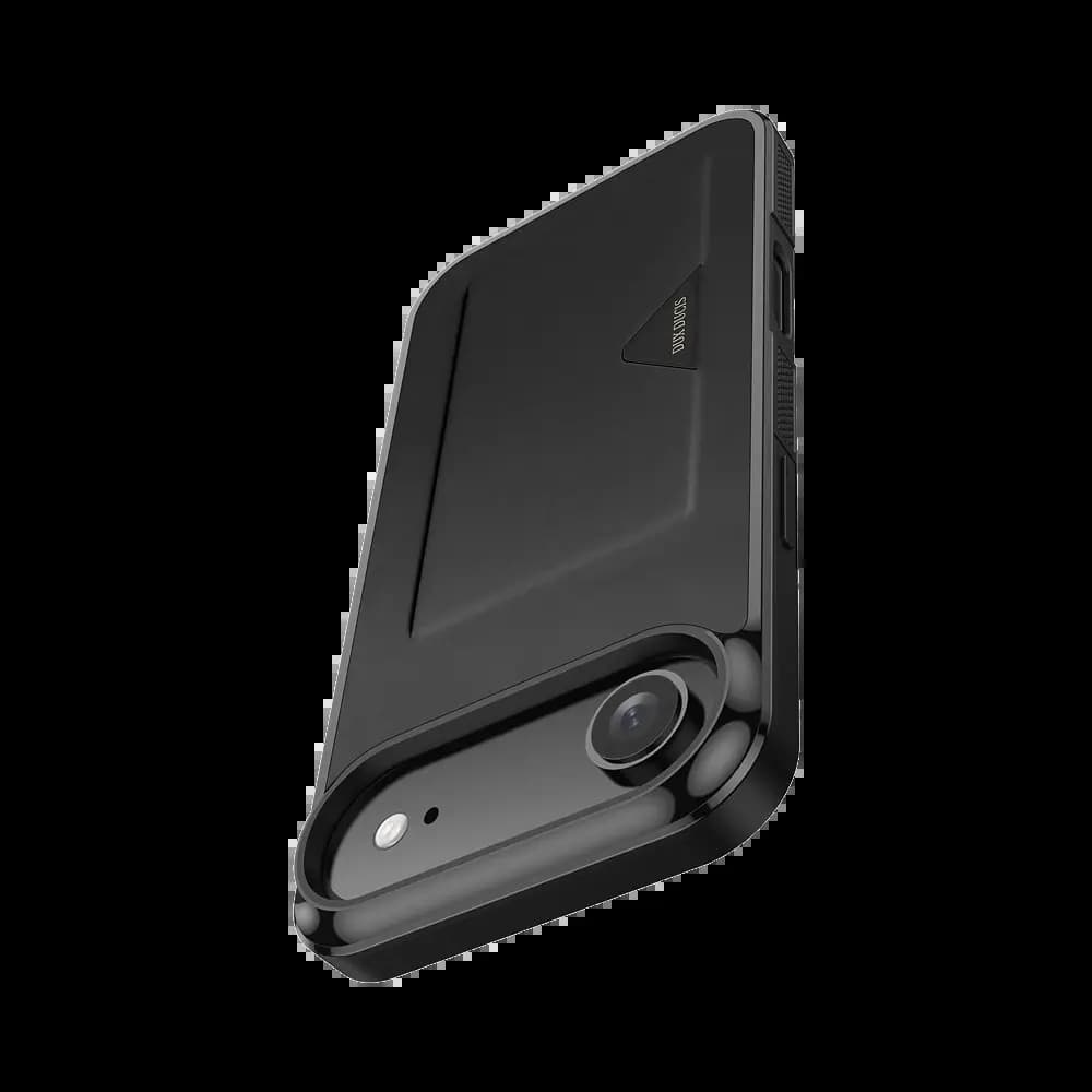  Coque de protection antichoc iPhone Air avec porte-carte intégré - Dux Ducis Pocard Noir - Vue 9