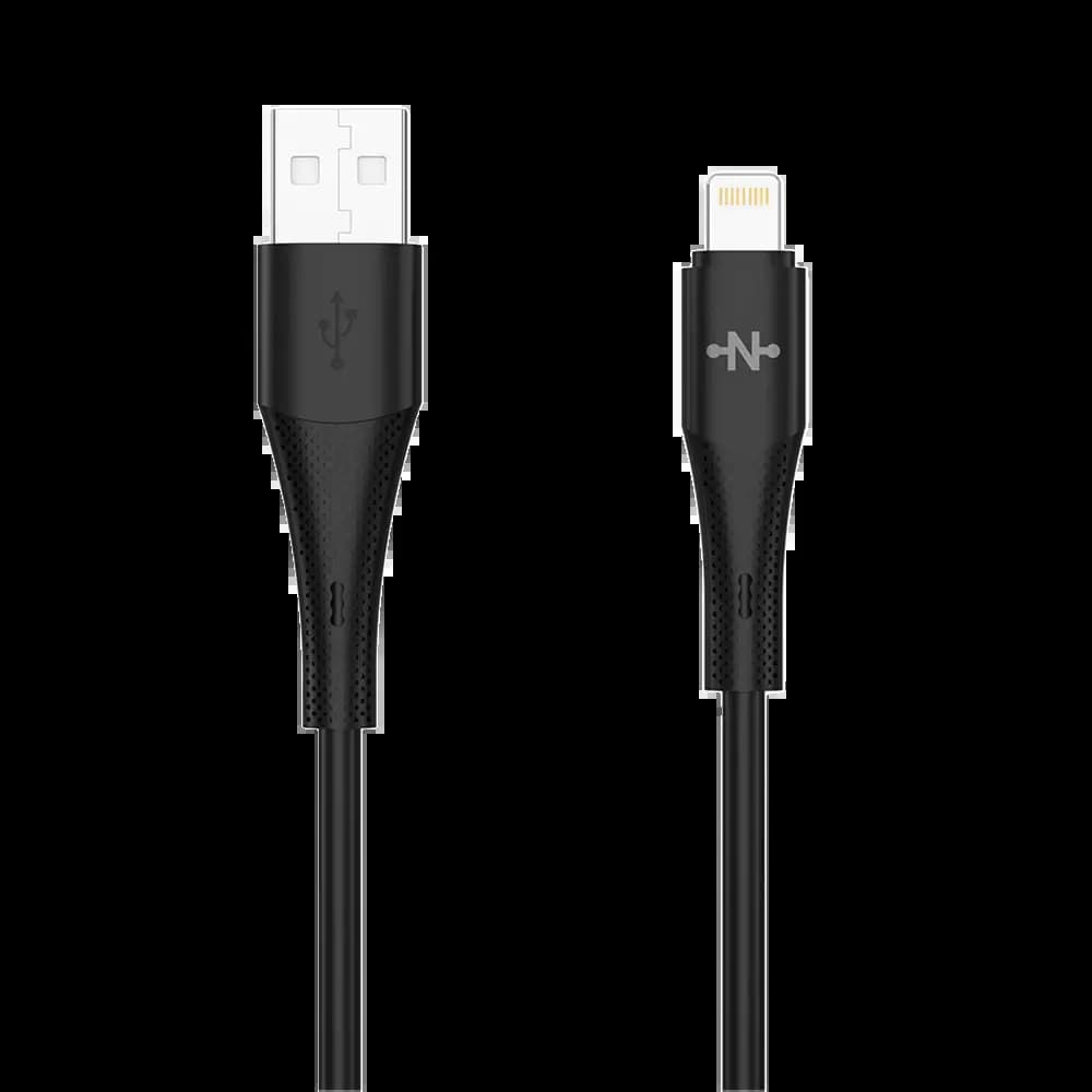 Câble Data USB vers Lightning CONNECT 10W (1m) Noir