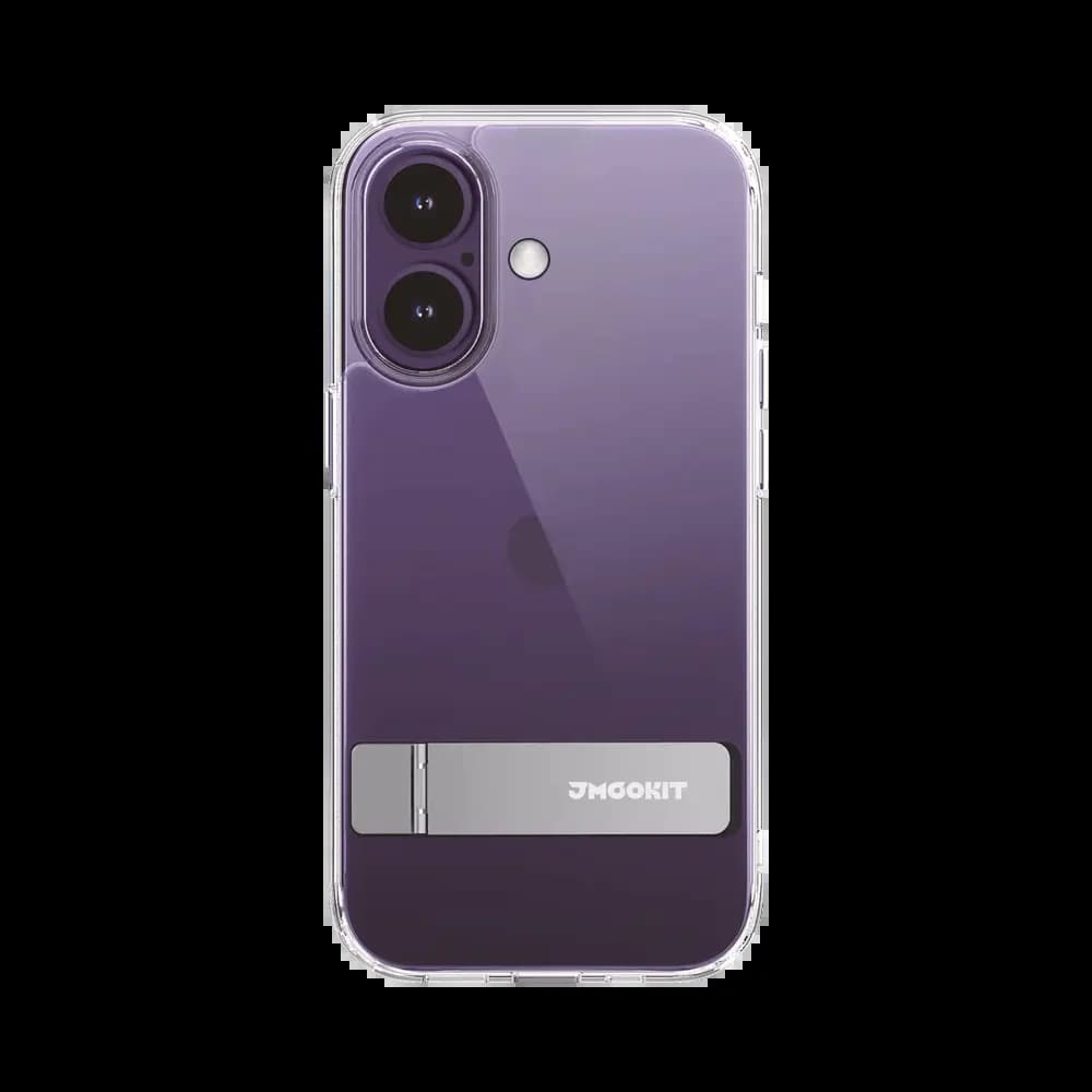 Coque de Protection JMGOKIT pour Apple iPhone 16 Transparent