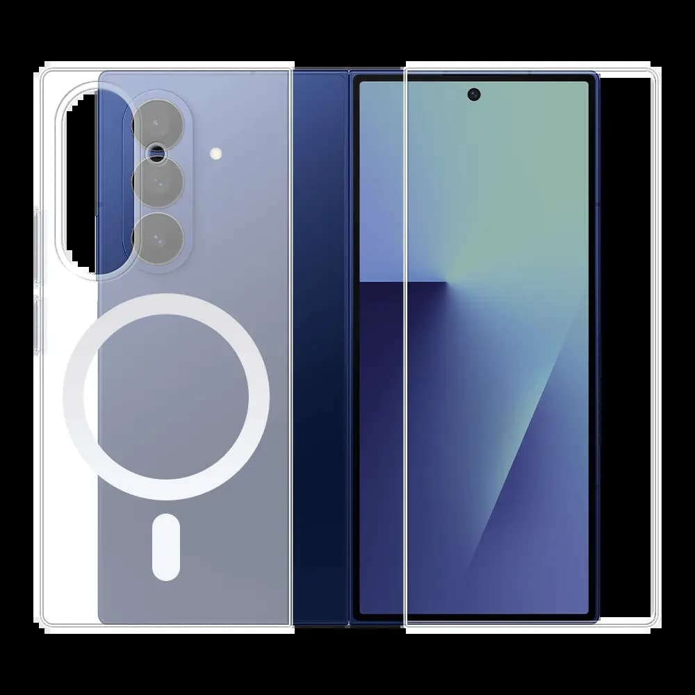 Coque transparente silicone MagSafe – Samsung Galaxy Z Fold 7 5G 