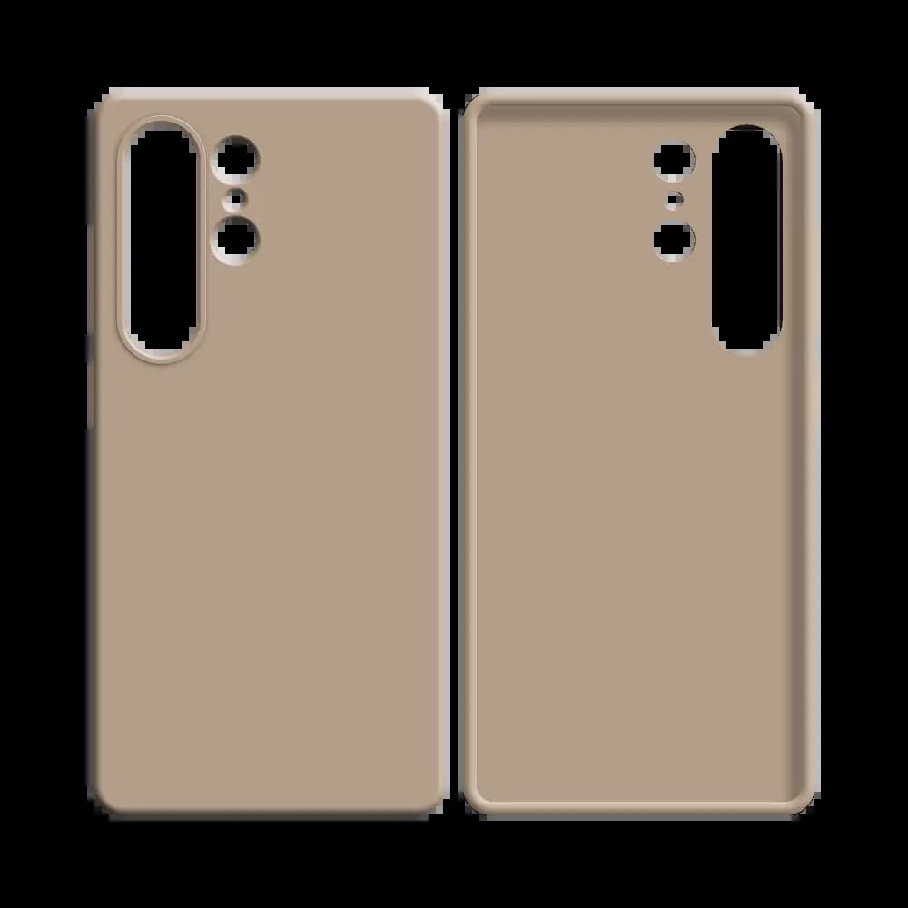 Coque Silicone Compatible pour Samsung Galaxy S25 Ultra Rose Gold