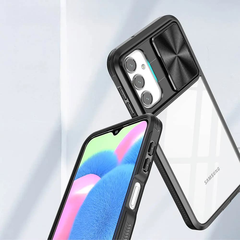 Coque avec cache caméra – Samsung Galaxy A16 5G A166/Galaxy A16 4G A165/Galaxy A17 5G – PROTECT IE027 Noir