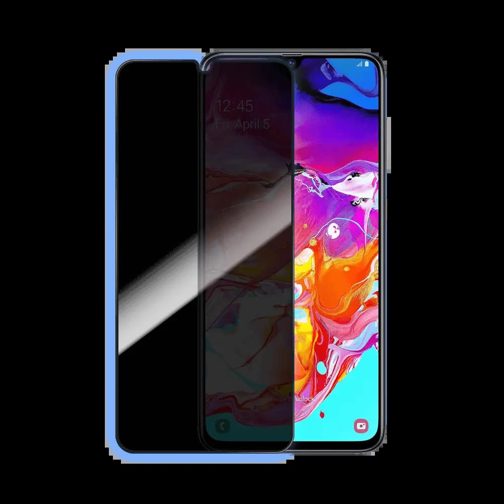 Verre Trempé PRIVACY PROTECT pour Samsung Galaxy A70 Transparent