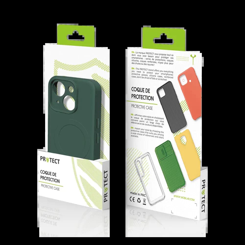 Coque de Protection PROTECT pour Apple iPhone 14 Plus MagSafe Vert Foncé