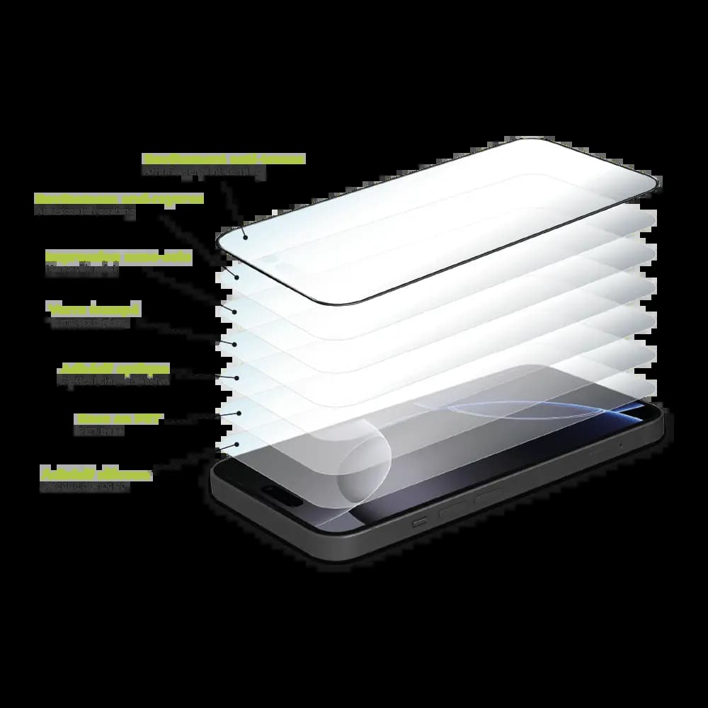 Verre Trempé HD PROTECT pour Apple iPhone 16 Pro Max Transparent