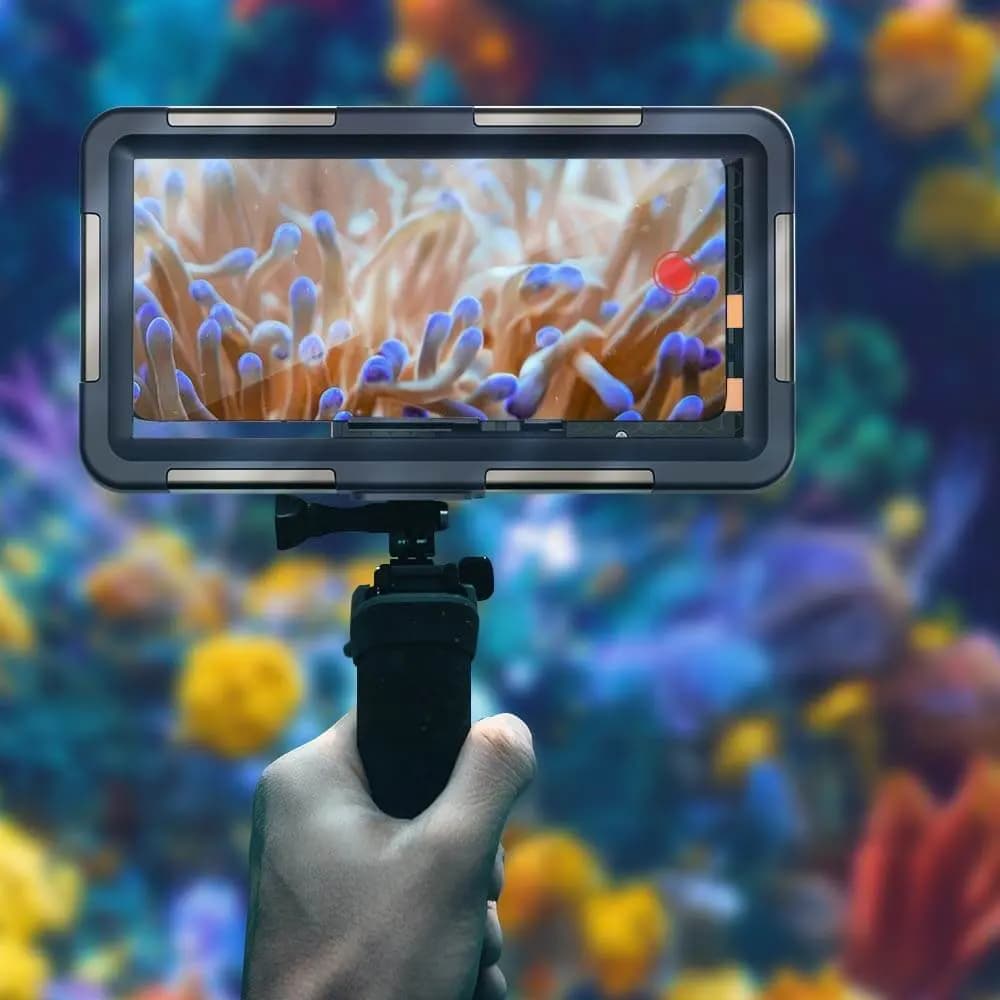 Coque Étanche pour Smartphone  Universelle Bleu