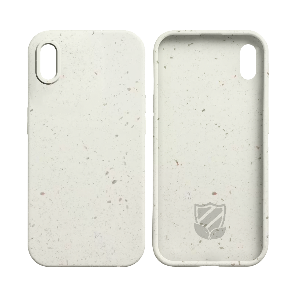 Coque Bambou Biodégradable PROTECT pour Apple iPhone XS Max Blanc
