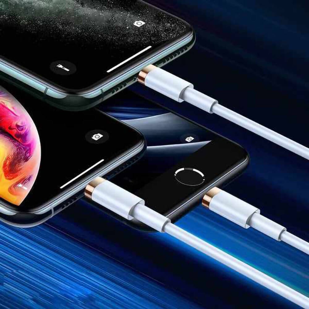 Câble Data Type-C vers Lightning Usams Blanc