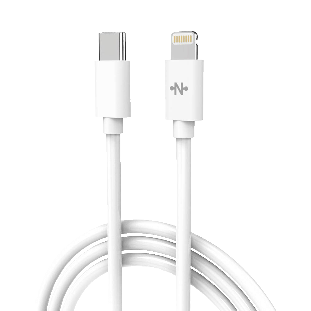 Câble Data Type-C vers Lightning CONNECT (1m) Blanc