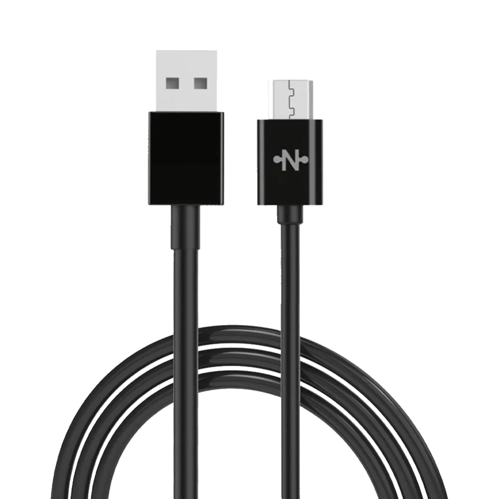 Câble Data USB vers Micro USB CONNECT (2m) Noir