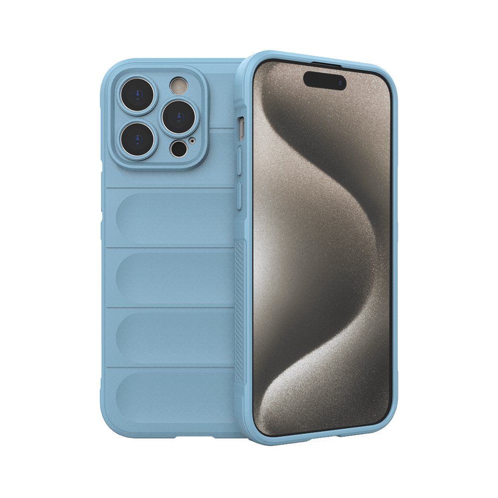 Coque de Protection IX008 PROTECT pour Apple iPhone 15 Pro Bleu Clair