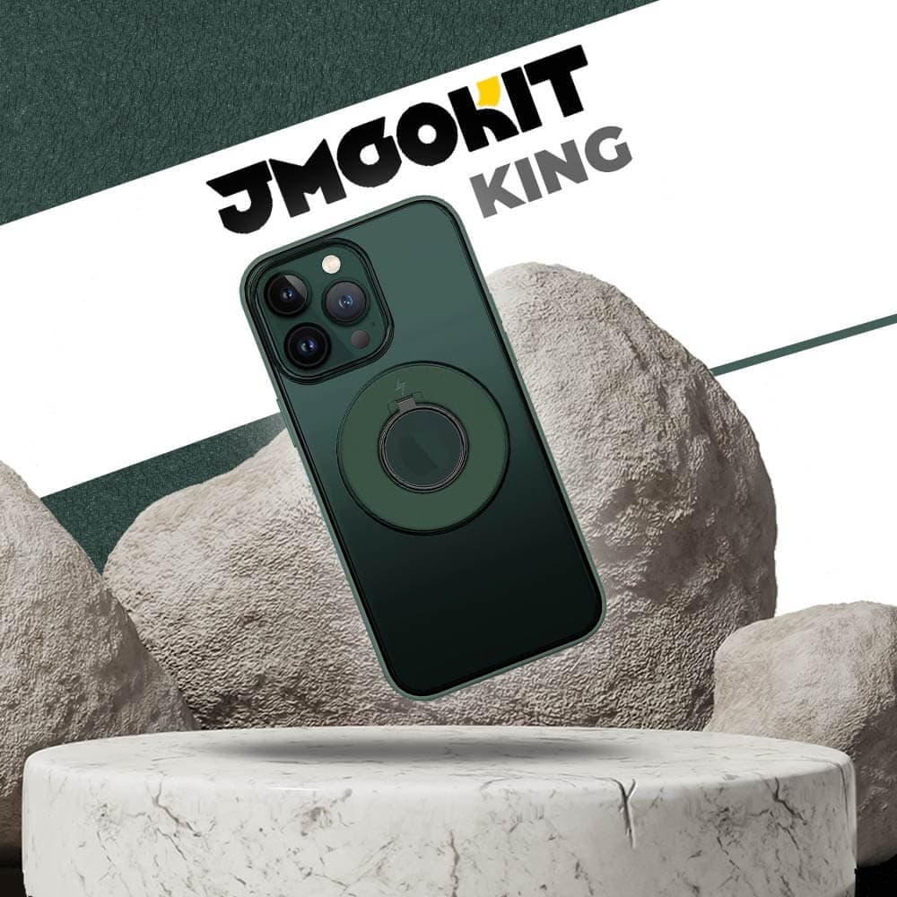 Coque de Protection MagSafe JMGOKIT pour Apple iPhone 13 Pro Vert Foncé