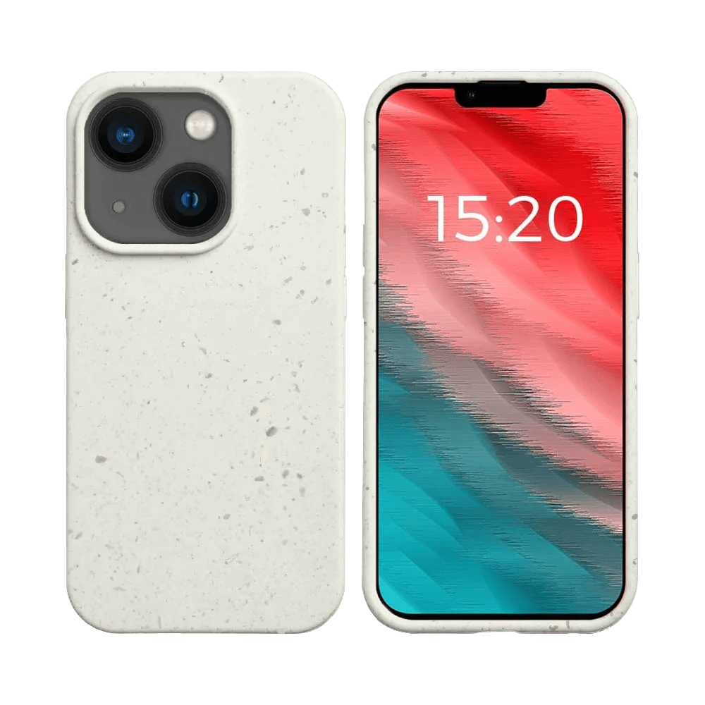 Coque Bambou Biodégradable PROTECT pour Apple iPhone 14 Plus Blanc