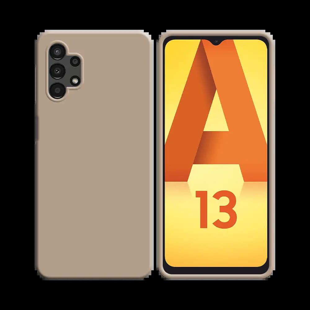 Coque Silicone Compatible pour Samsung Galaxy A13 4G Rose Gold